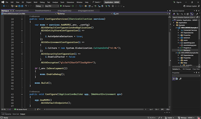 MXMS being injected into the ASP.NET pipeline